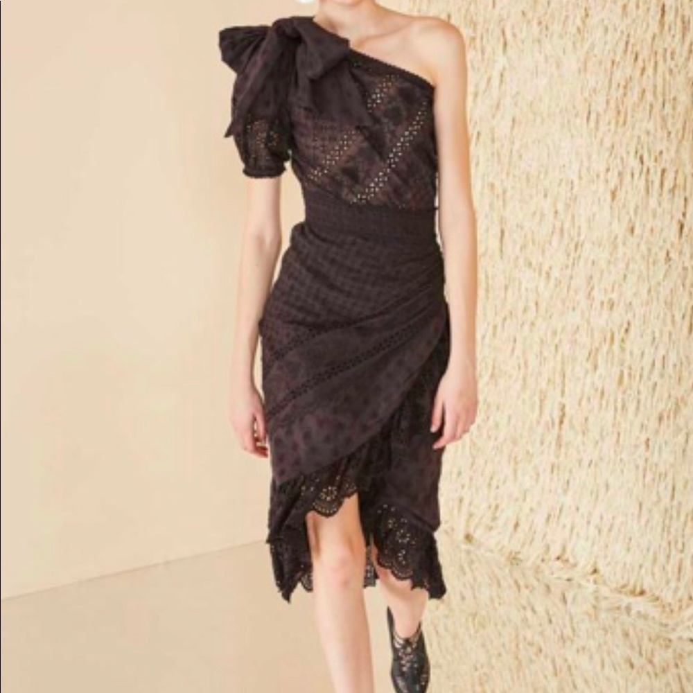 Ulla Johnson Gwyneth Dress in Noir